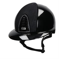 Casque Cromo 2.0 Polish avant Galassia visière polo KEP Italia Noir