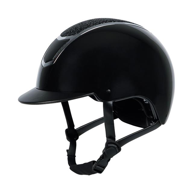 Casque d'équitation Cervin Sparkle Harry's Horse Noir-argenté