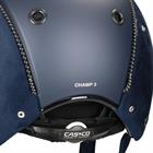 Casque d'équitation Champ-3 Nubuk Casco Bleu foncé