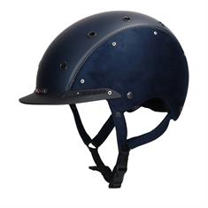Casque d'équitation Champ-3 Nubuk Casco Bleu foncé