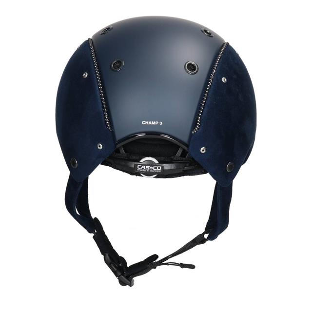 Casque d'équitation Champ-3 Nubuk Casco Bleu foncé