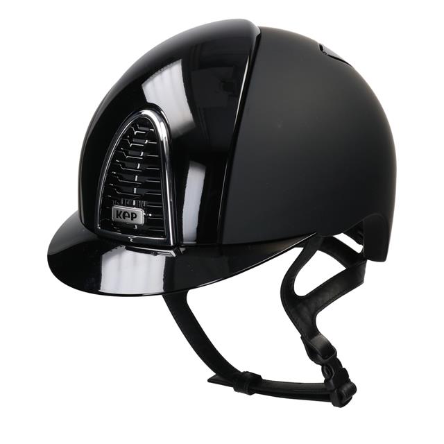 Casque d'équitation Cromo 2.0 Black Polish Textile KEP Italia Noir