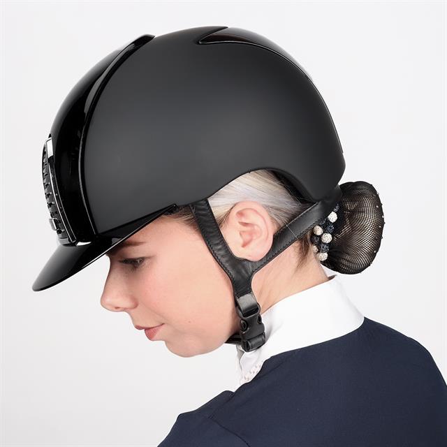 Casque d'équitation Cromo 2.0 Black Polish Textile KEP Italia Noir