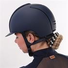 Casque d'équitation Cromo 2.0 mat avant Galassia KEP Italia Bleu foncé