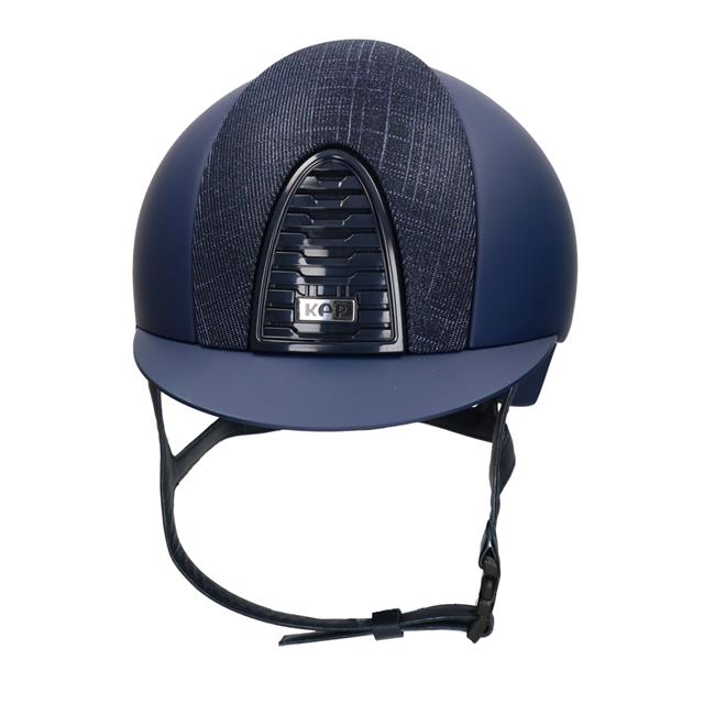 Casque d'équitation Cromo 2.0 mat avant Galassia KEP Italia Bleu foncé