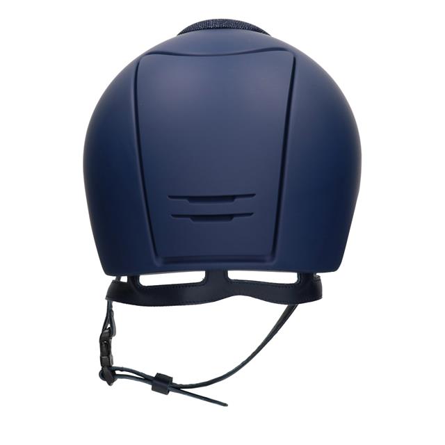 Casque d'équitation Cromo 2.0 mat avant Galassia KEP Italia Bleu foncé