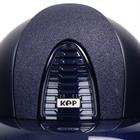 Casque d'équitation Cromo 2.0 Textile Polo Star Avant KEP Italia Bleu foncé