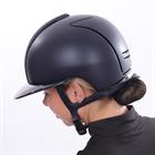 Casque d'équitation Cromo 2.0 Textile Polo Star Avant KEP Italia Bleu foncé