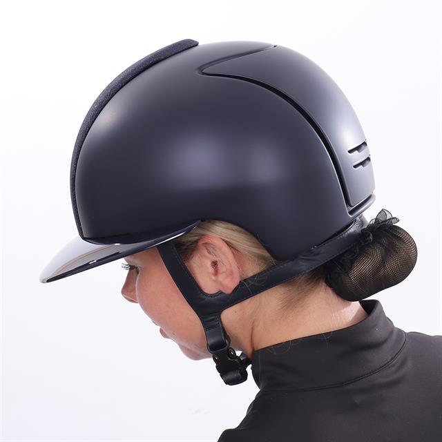 Casque d'équitation Cromo 2.0 Textile Polo Star Avant KEP Italia Bleu foncé