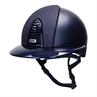 Casque d'équitation Cromo 2.0 Textile Polo Star Avant KEP Italia Bleu foncé