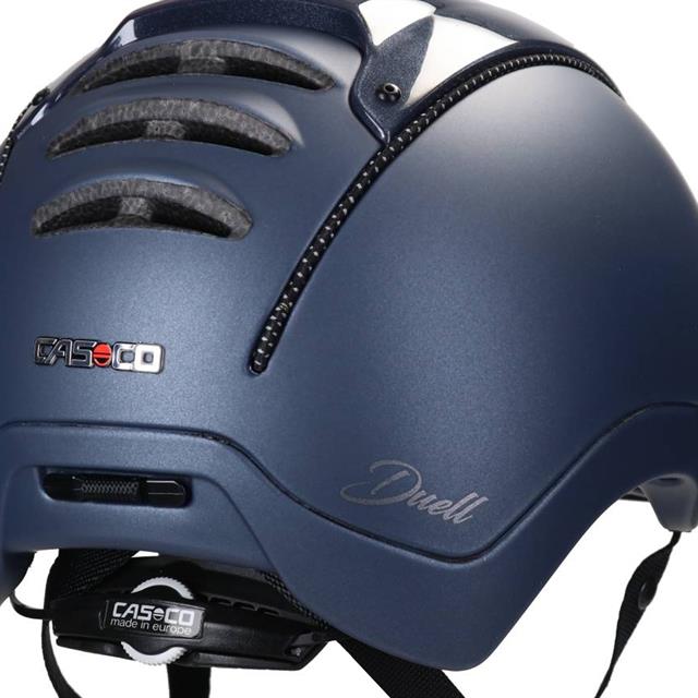 Casque d'équitation Duell Casco Bleu foncé
