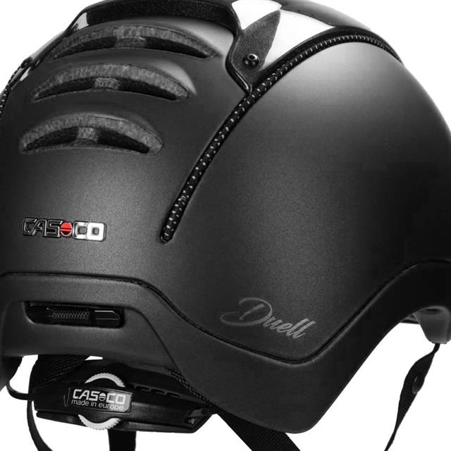 Casque d'équitation Duell Casco Noir