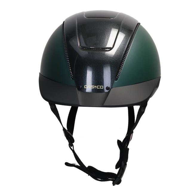Casque d'équitation Duell Casco Vert foncé