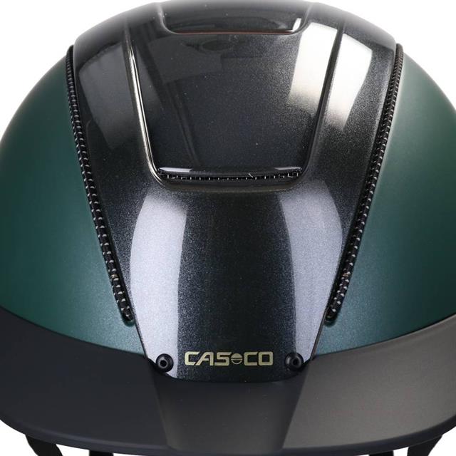 Casque d'équitation Duell Casco Vert foncé