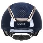 Casque d'équitation Exxeed Glow Uvex Bleu foncé-noir