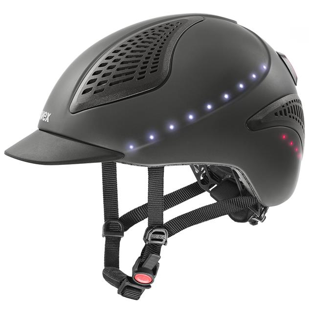 Casque d'équitation Exxential II Led Uvex Gris foncé