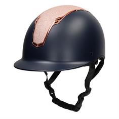 Casque d'équitation IRHolania Imperial Riding Bleu foncé-doré