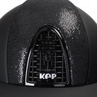 Casque d'équitation Kep Italia Cromo Textile Glitter Noir Noir