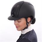 Casque d'équitation Kep Italia Cromo Textile Glitter Noir Noir