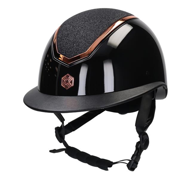 Casque d'équitation Kylo Gloss Bord Large Charles Owen Noir