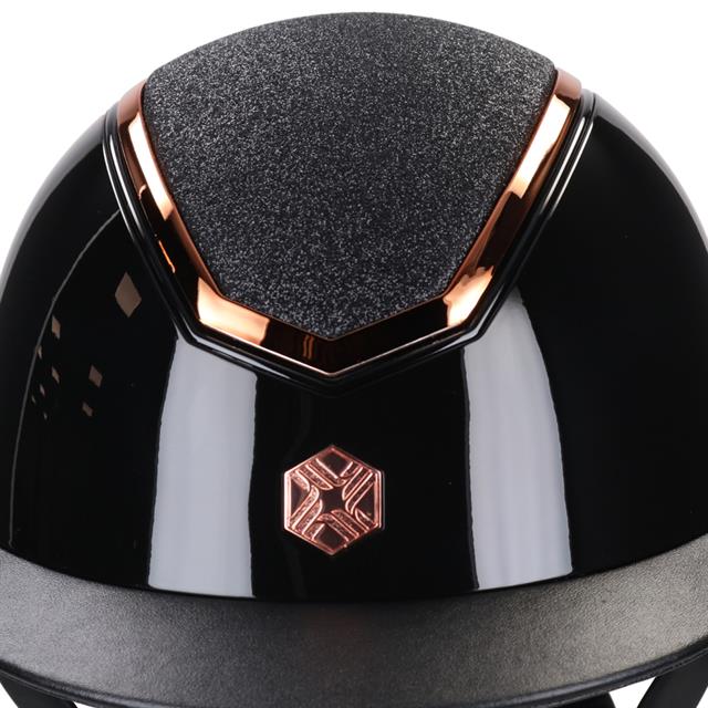 Casque d'équitation Kylo Gloss Bord Large Charles Owen Noir