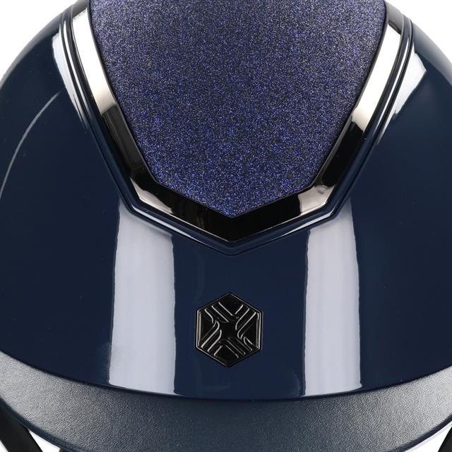 Casque d'équitation Kylo Gloss Charles Owen Bleu foncé