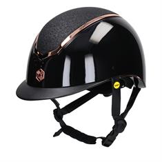 Casque d'équitation Kylo Gloss MIPS Charles Owen Noir-doré