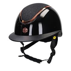 Casque d'équitation Kylo Gloss MIPS large Charles Owen Noir