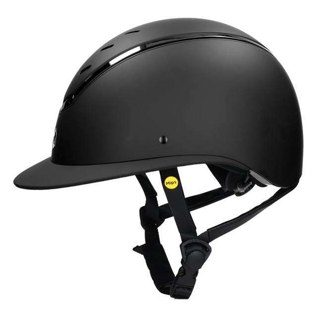 Casque d'équitation Kylo Matt MIPS avec large visière Charles Owen Noir