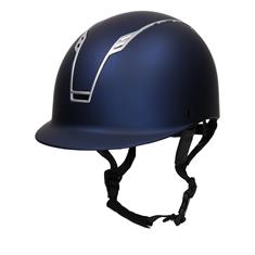 Casque d'équitation Manu Epplejeck Bleu foncé