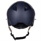 Casque d'équitation Miami à visière de polo QHP Bleu foncé