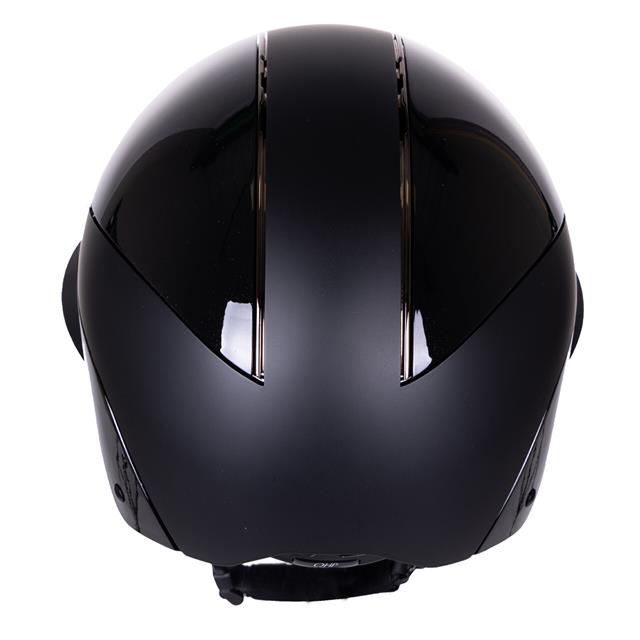 Casque d'équitation Miami à visière de polo QHP Noir