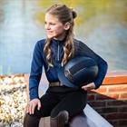 Casque d'équitation Ohio QHP Bleu foncé
