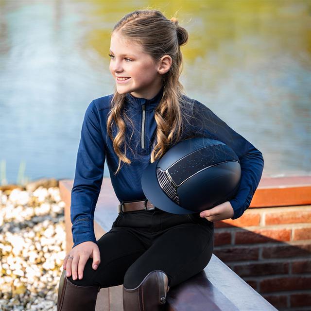 Casque d'équitation Ohio QHP Bleu foncé