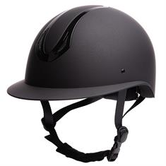 Casque d'équitation Pro F1 Matt Harry's Horse Noir-noir