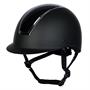Casque d'équitation Regal Glossy Harry's Horse Noir-argenté