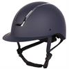 Casque d'Équitation Royal Matt Harry's Horse Bleu foncé-argenté