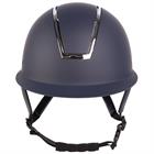 Casque d'Équitation Royal Matt Harry's Horse Bleu foncé-argenté