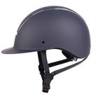 Casque d'Équitation Royal Matt Harry's Horse Bleu foncé-argenté