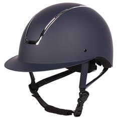 Casque d'Équitation Royal Matt Harry's Horse Bleu foncé-argenté