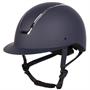 Casque d'Équitation Royal Matt Harry's Horse Bleu foncé-argenté