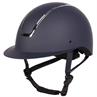 Casque d'Équitation Royal Matt Harry's Horse Bleu foncé-argenté