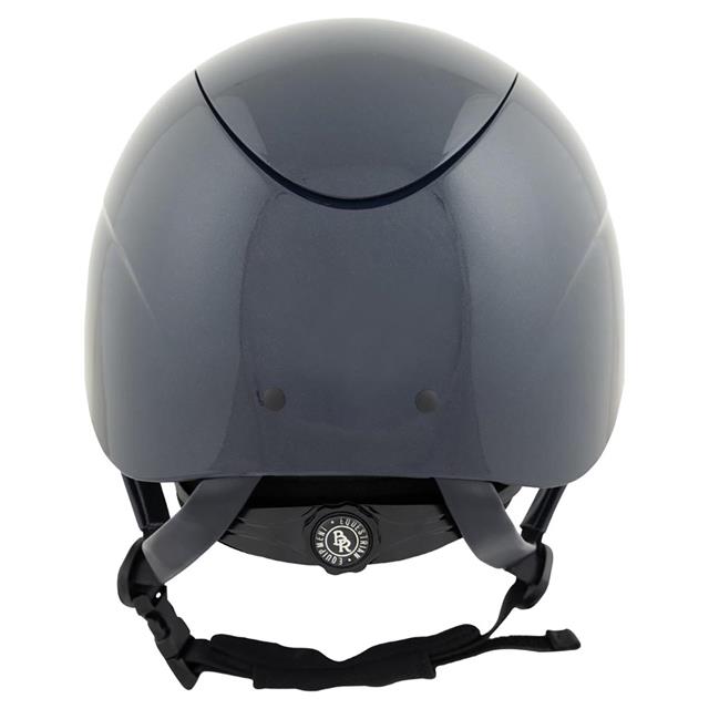 Casque d'équitation Theta Glossy Normal Visor BR  Bleu foncé