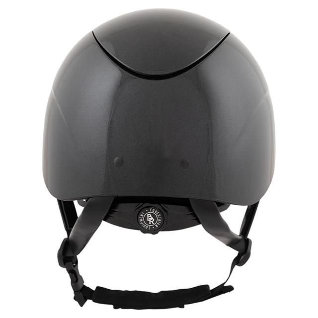 Casque d'équitation Theta Glossy Normal Visor BR  Noir