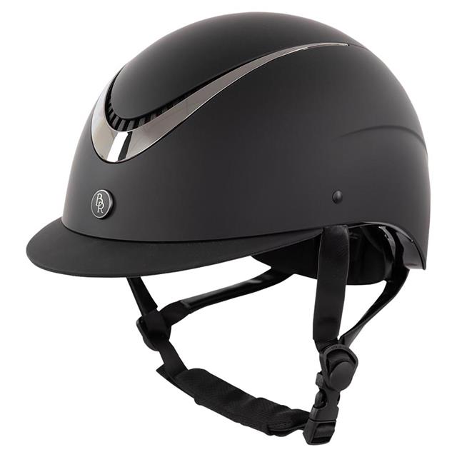 Casque d'équitation Theta Painteddull Normal Visor BR  Noir