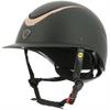 Casque d'équitation Wings MIPS Equithème Noir-rose