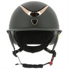 Casque d'équitation Wings MIPS Equithème Noir-rose