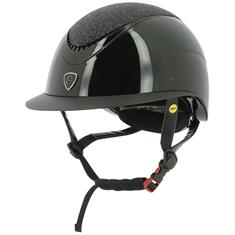 Casque d'équitation Wings Shine MIPS Equithème Noir-noir