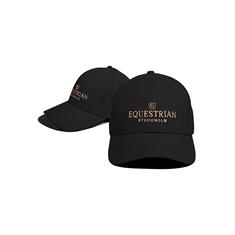 Casquette Anemone Equestrian Stockholm Noir-rose