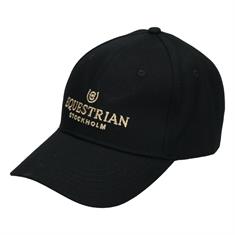Casquette Black Gold Equestrian Stockholm Noir-doré